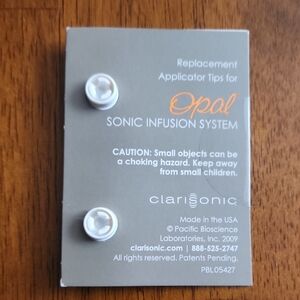 New Clarisonic Opal Sonic Infusion Tips - White